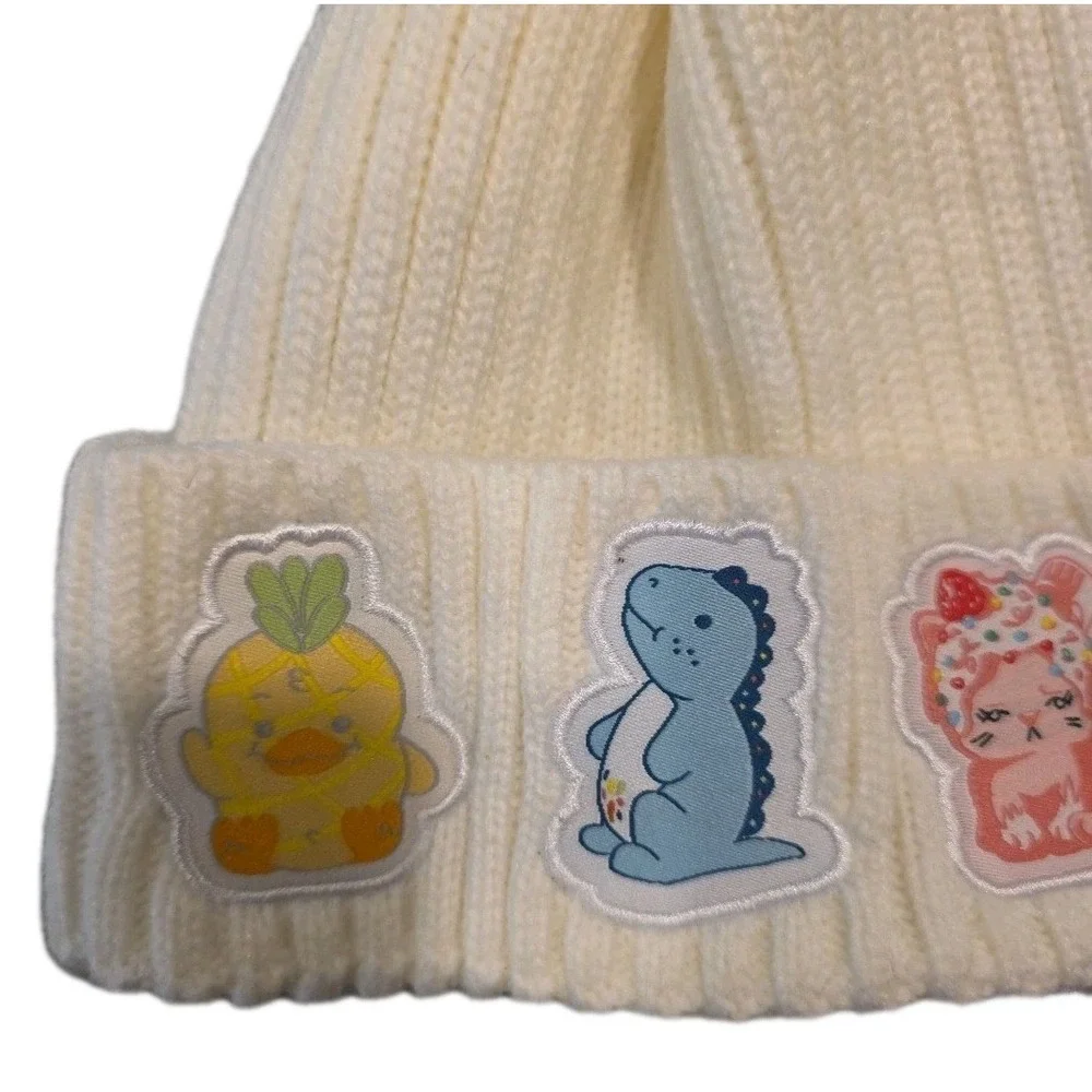 NEW Moriah Elizabeth Rainbow Pompom Character Hat